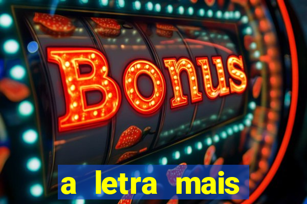 a letra mais bonita do mundo